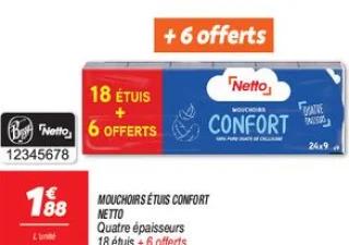 Mouchoirs étuis confort 