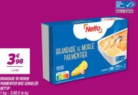 Brandade de morue parmentier msc surgelée 