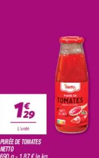 Purée de tomates 