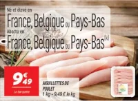 Aiguillettes de poulet 