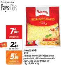 Fromages râpés 