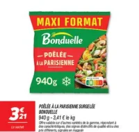 Poêlée à la parisienne surgelée