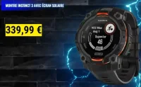 Montre Garmin Instinct 3 avec écran solaire