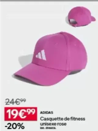 ADIDAS Casquette de fitness unisexe rose