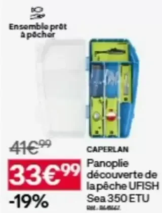 Caperlan Panoplie découverte de la pêche UFISH Sea 350 ETU