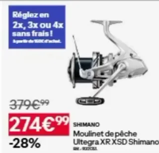 Shimano Moulinet de pêche Ultegra XR XSD Shimano