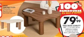 Table basse Scarlett