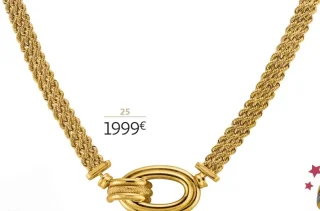 Collier or 750 millièmes La Vie en Or