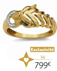 Bague or 750 millièmes rhodié, saphirs et diamants La Vie en Or