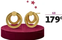 Boucles d'oreilles en or 375 millièmes - La Vie en Or