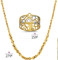 Collier or 375 millièmes La Vie en Or