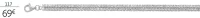 Bracelet argent et oxydes de zirconium - 19 cm La Vie en Or 117