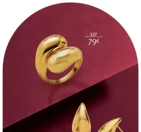 Bague plaqué or La VIE en OR