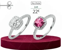 Bague argent et oxydes de zirconium 149 La Vie en Or