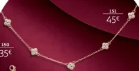Collier argent rose et oxydes de zirconium La Vie en Or