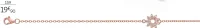 Bracelet argent rose et oxydes de zirconium La Vie en Or