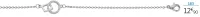 Bracelet acier et oxydes de zirconium la VIE en OR