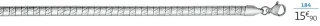 Bracelet acier 19 cm la VIE en OR