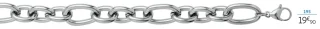 Bracelet acier 21 cm