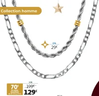 Chaîne argent - 55 cm