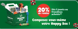 Happy Box - Remise sur jouets ou friandises