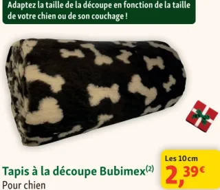 Tapis à la découpe Bubimex pour chien