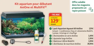 Kit aquarium pour débutant AniOne et MultiFit