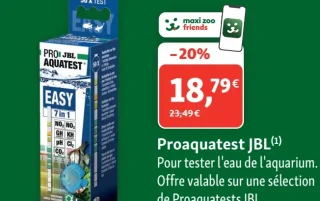 Test eau d'aquarium Proaquatest JBL