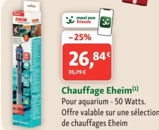 Chauffage pour aquarium Eheim