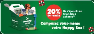 Composez vous-même votre Happy Box ! - 20% de remise Dès 5 jouets ou friandises achetés