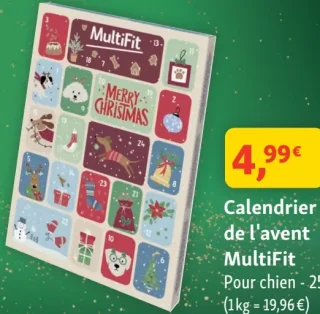 Calendrier de l'avent MultiFit Pour chien - 250 g