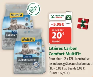 Litières Carbon Comfort MultiFit