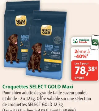 Croquettes SELECT GOLD Maxi
