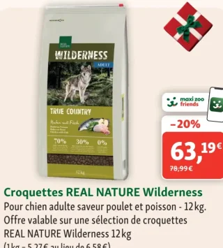 Croquettes REAL NATURE Wilderness