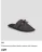 Promo LH Chaussons mules petits coeurs noir femme