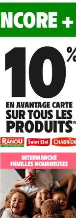 10% en avantage carte sur tous les produits Monique Ranou, Saint Eloi, Chabrior