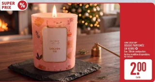 HOME CREATION® Bougie parfumée en verre