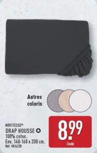 NOVITESSE Drap housse