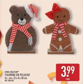 HOME CREATION® Figurine en peluche