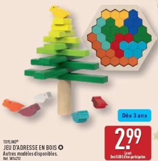 Jeu d'adresse en bois Toylino