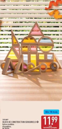 Blocs de construction sensoriels Toylino