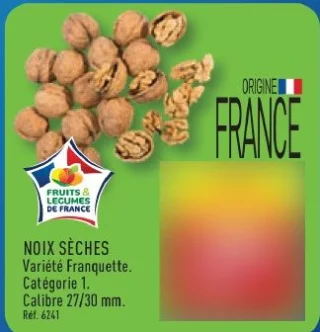 Noix sèches Variété Franquette