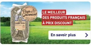 Lentilles vertes Pays Gourmand