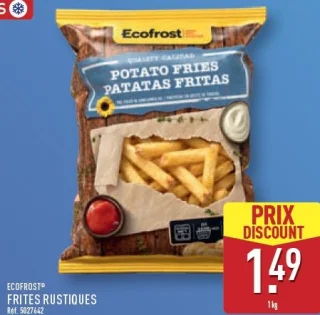 Frites rustiques Ecofrost
