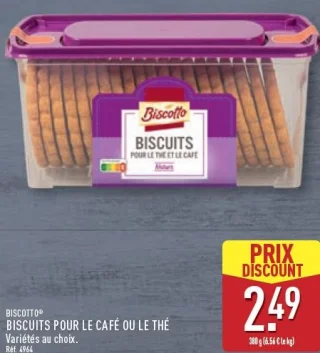 BISCOTTO® Biscuits pour le café ou le thé
