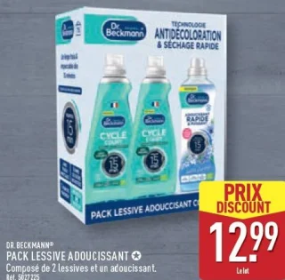 Pack lessive adoucissant Dr. Beckmann