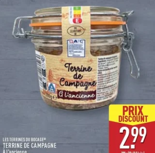Terrine de campagne à l'ancienne Les Terrines du Bocage