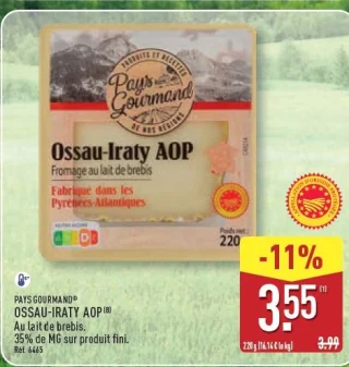 PAYS GOURMAND Ossau-Iraty AOP