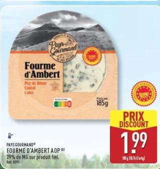 PAYS GOURMAND Fourme d'Ambert AOP