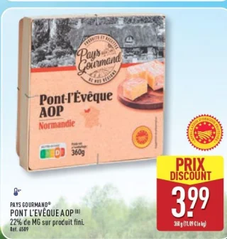 PAYS GOURMAND Pont L'Évêque AOP